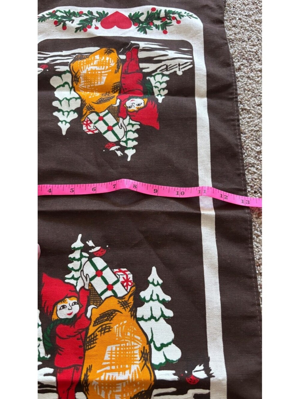 vintage swedish placemat towel